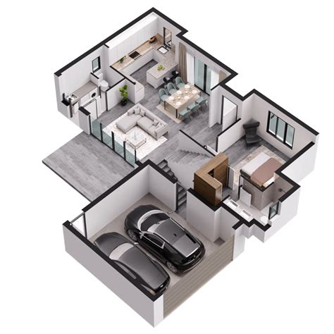 Free and online 3D home design planner .